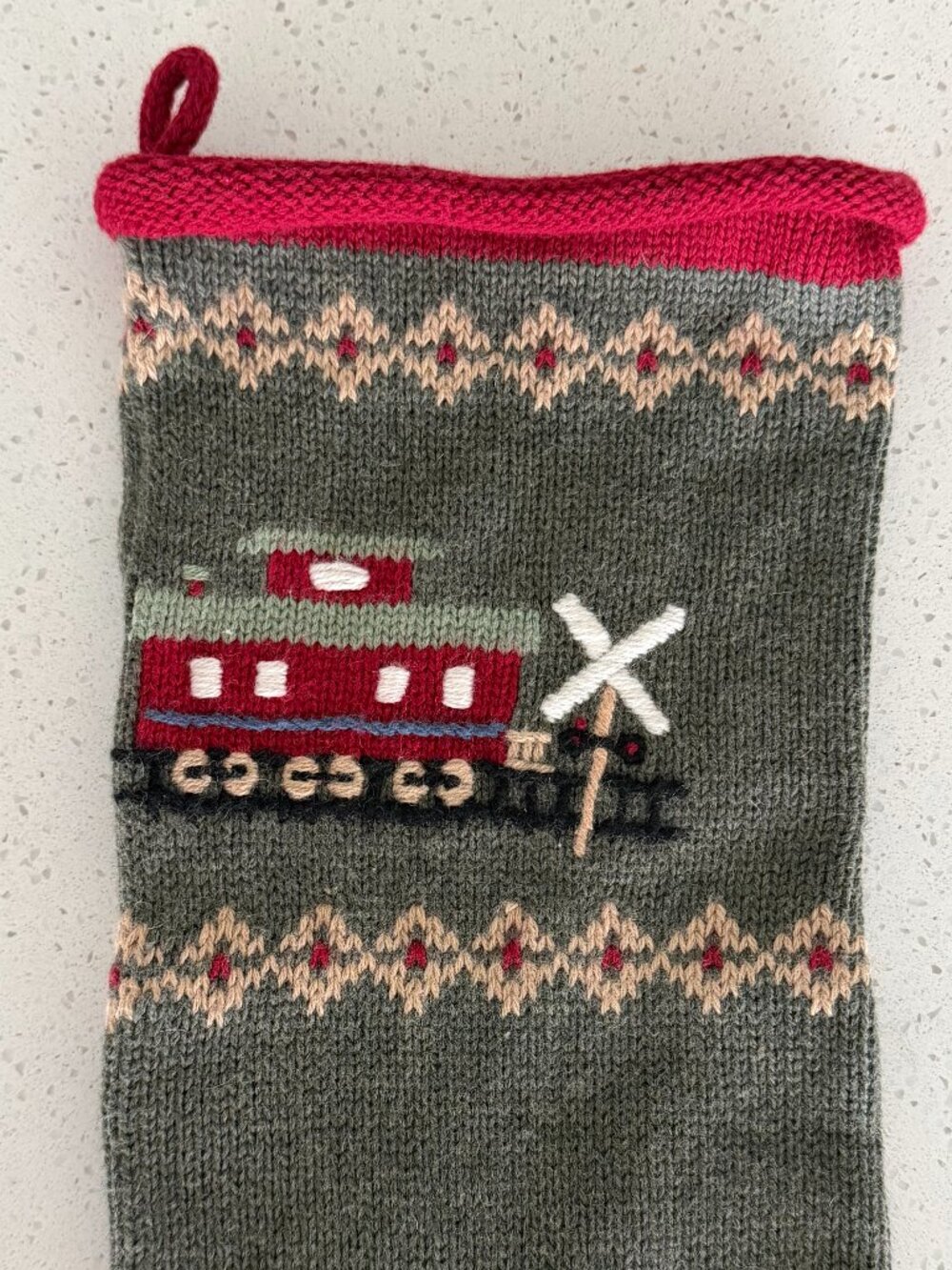 Janie and Jack Knit Christmas Stocking - Picture 4 of 6